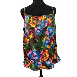 Old Navy Women’s Floral Print Peplum Tank - Size XL